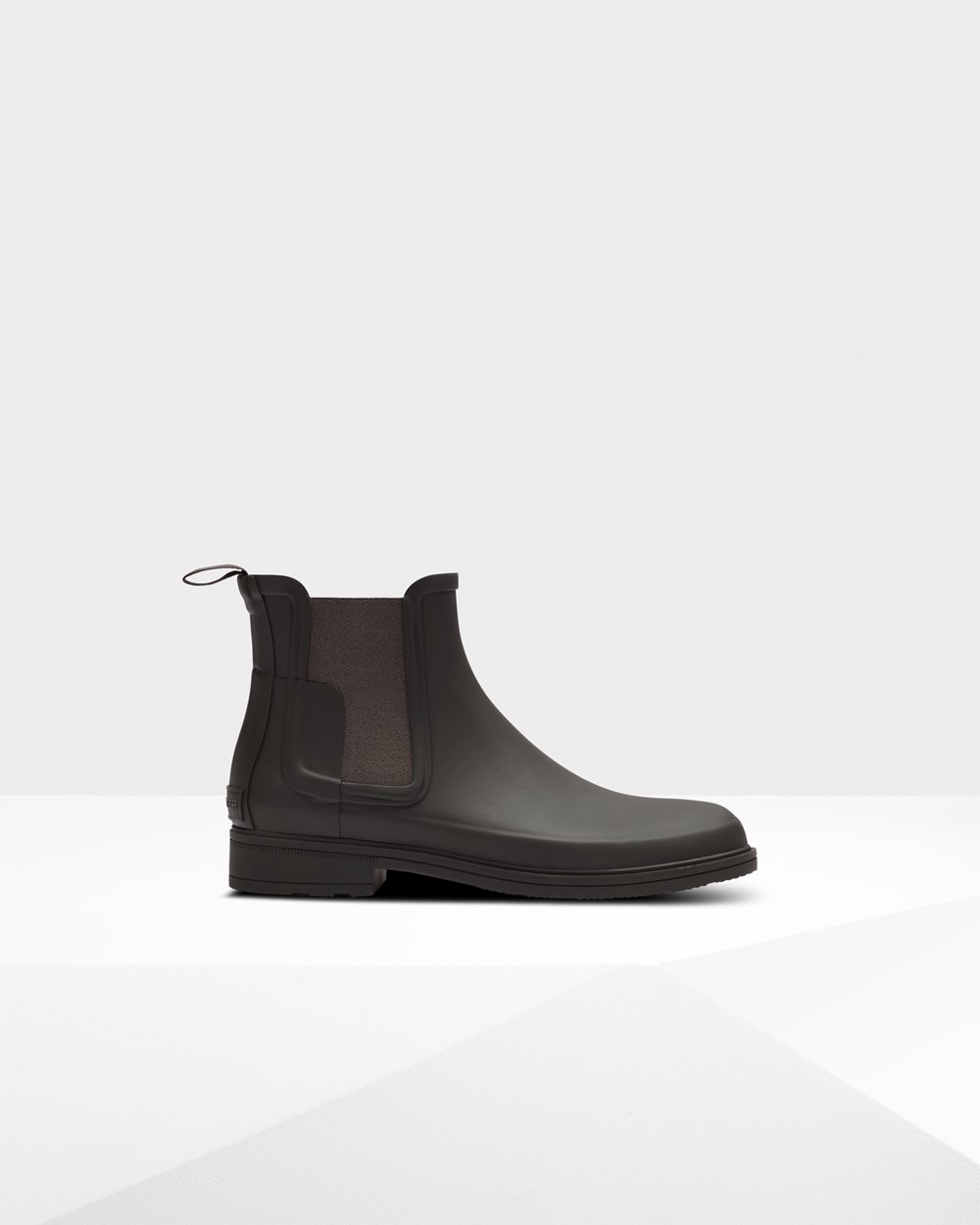 Hunter Refined Slim Fit Chelsea Boots - Clearance Mens Dark Grey - ZRNTEV140